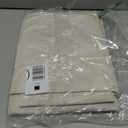 Decorelia Faux Linen Square Tablecloth for Dining Room,Waterproof Texture Decorative Farmhouse Rustic Table Cloth for Indoor Outdoor Party, Holiday, Banquet Picnics, Patio,70 x 70 Inch (Square),Ivory