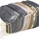 Mkono Hat Organizer for Baseball Caps, Hat Holder for 15 Baseball Caps, Tabletop Hat Rack Stand Storage Display Cap Organizer for Desk Closet Shelf Dresser (White, Medium)