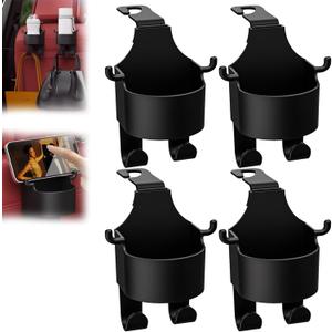 Multifunctional Hook for Car Seat Back, Back Seat Cup Holder with Hooks, Multifunction Seat Cup Holder Hook for Car (4)