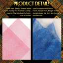 UJFQBH 3 Pieces African Bath Sponge African Net Long Net Bath Sponge Exfoliating Shower Body Scrubber Back Scrubber Skin Smoother,Great for Daily Use (Pink,Yellow,Purple)