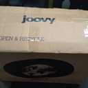 Joovy Kooper X2 Double Stroller, Lightweight Travel Stroller, Compact Fold with Tray, Black