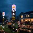 10FT Extra Large Column Bachelor Party Inflatable Decoration with LED Lights, Suitable for Outdoor use, Yards, Lawns, and Walkways for Bachelor Parties.