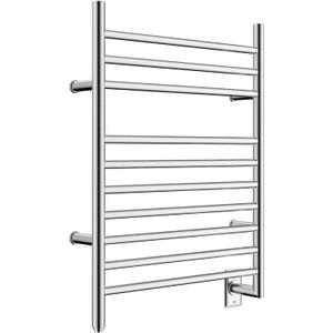 HEATGENE Towel Warmer Wall-Mounted Hardwired Heated Towel Rack Hot Towel Bar Brushed (H 31.9  W 23.6)
