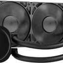 CORSAIR Nautilus 240 RS Liquid CPU Cooler 240mm AIO Low-Noise Direct Motherboard Connection Daisy-Chain Intel LGA 1851/1700, AMD AM5/AM4 2X RS120 Fans Included Black