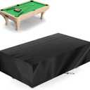 7 ft 90.6x57.9x28.0 Inches Universal Pool Table Cover Waterproof Windproof 420D Outdoor Furniture Covers Table Protector for Snooker, Patio Furniture, and Chairs