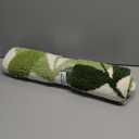 Gibelle Green Bathroom Rug Set 2 Piece, Non-Slip Strong Water Absorbent Plush Microfiber Bath Mat Rug Set, Machine Washable Bathroom Floor Mat Cute Shower Bathmat Indoor Doormat (18"x26"+20"x32")