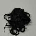 Clip in Black Hair Extensions for Women, 6 PCS Natural Black Hair Extensions, Thick Hairpieces Double Weft Wavy Hairpieces, Soft Hair & Blends Well, Long Wavy (20inch, 6pcs, Natural Black)