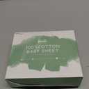 Bassinet Sheets Compatible with ANGELBLISS Bedside Crib, Ihoming Bassinet and AMKE Baby Bassinet, 100% Cotton, 2 Pack, Ultra Soft Bassinet Sheet for Baby, Gray