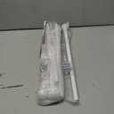 White Curtain Rods for Windows 28-48 inch, 2 Pack 5/8" Curtain Rod Set with Brackets, Splicing Adjustable Curtain Rod for Bedroom, Kitchen, Living Room, Matte White