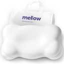 Mellow Cloud Alignment Pillow Ergonomic Support for Neck & Spinal Alignment, Dual Height, Adjustable Fill, Machine Washable Cover