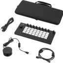 GEEKRIA Hard Shell Travel Carrying Case, EVA Protective Bag Compatible with Ableton Move (Dark Gray)