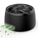 Multifunctional Smokeless Ashtray, Ashtrays for Smokers Indoor, USB Rechargeable Smoke Eater Air Purifier Home Office Car Round, Modern