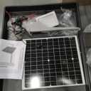 12V 30W Solar Battery Trickle Charger & Maintainer - Waterproof 30 Watt Solar Panel Built-in Ultra Smart MPPT Charge Controller + Adjustable Pole Mount Brackets for Pole Dia 1.5-3.0inch/40-80mm