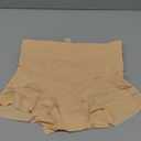 ASIMOON Tummy Control Boyshorts Underwear for Women Stretch High Waisted Shapewear Sexy Mesh No Show Panties for Ladies (Large, Beige)