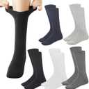 Women Cotton Crew Socks Soft Comfortable Thin And Breathable on Top Durable Double Layer Cushioned Reinforced Sole.