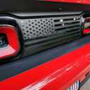 Xinghe Taillight Center Divider for Dodge Challenger 2015-2023, American Flag Decals for Rear Light Sticker Exterior Accessories for Dodge Challenger (for Dodge Challenger 2015 - 2023, With Letter Cut