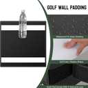 12 Pack Golf Wall Padding Panels Golf Enclosure Padding, 20"x20"x2" High-Density Impact Protection for Indoor Wall Pad, Kids Playrooms & Sports Areas, Gym wall pad