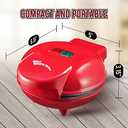 Burgess Brothers Mini Churwaffle Maker - Makes 4-Inch Waffles, Chaffles, and Cornbread Churro Waffles - Great Housewarming and Graduation Gift