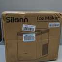 Silonn Ice Maker Countertop, 8 Cubes in 6 Mins, 26.5lbs/24H, Self-Cleaning