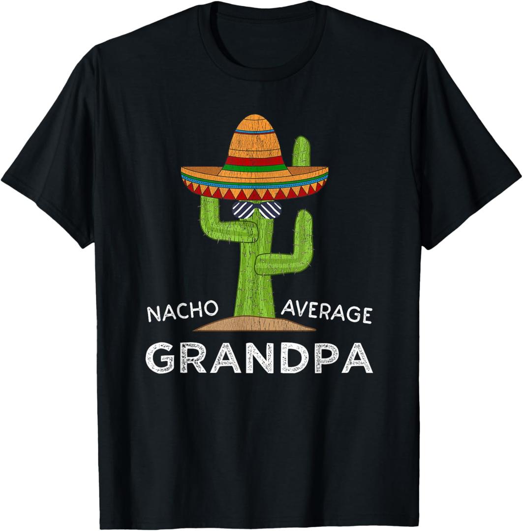 Fun Hilarious Grandpa Joke Humor | Funny Saying Grandpa T-Shirt (XL, Black)