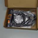 Bike Locks Heavy Duty Anti Theft, Combo Bike U Lock, 4-Digit Resettable Combination E-Bike Large U Shaped Lock with 5Ft Steel Cable for Electric Bike, Bicycle, Escooter, Motorcycle,Door