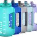 Goals Half Gallon Water Bottle with Straw (64 Ounces, Aquaviva)