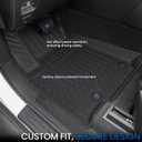 Floor Mats Set for 2022-2025 2026 Jeep Grand Cherokee WL74 (Incl 4XE, not for WK2 or L), All Weather TPE Backrest Trunk Mat Cargo Liner Door Sill Guards Accessories (WL74 | Floor Mats Set)