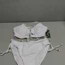 Women's Cheeky Bikini Set 2 Piece Sexy String High Cut Swimsuits Lace Up Tie Side Bathing Suits 2025, Medium