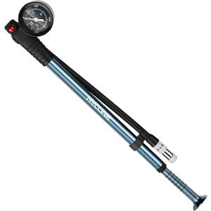 Hycline Shock Pump for Mountain Bike, High Pressure 300 Psi for Front Fork and Rear Bicycle Suspension Air Pump with Gauge Fits Schrader & Presta Tire Valve (Titanium)