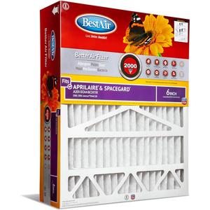 BestAir A201-SGM-BOX-11R A201-SGM-BOX11R Air Cleaning Furnace Filter with Cardboard Frame, MERV 11, for Aprilaire/SpaceGard 2200, 2250 (201) & Lennox PMAC-20C 24", 20" x 25" x 6", Single Pack BestAir A201-SGM-BOX-11R A201-SGM-BOX11R Air Cleaning Furnace Filter with Cardboard Frame, MERV 11, for Aprilaire/SpaceGard 2200, 2250 (201) & Lennox PMAC-20C 24", 20" x 25" x 6", Single Pack