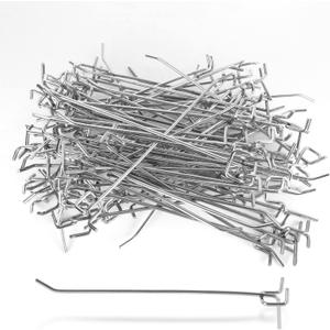 100Pack 8 Inch Pegboard Hooks, Pegboard Hook Organizer for Organizing Various Tools, Pegboard Metal Shelving Hooks Peg Board Asseccories