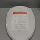 Brondell Bidet Toilet Seat Non-Electric Swash Ecoseat, Fits Elongated Toilets, White - Dual Nozzle System, Ambient Water Temperature - Bidet with Easy Installation