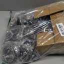 4 Sets Trailer Hub Wheel Bearing Kit - Inner 25580/25520, Outer 02475/02420 With Grease Seal 10-36 and 10-10 - Fit for 8000 lbs Axles