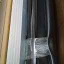 Jin&Bao Garage Door Bottom Seal with Pre-drilled Aluminum Track Retainer Base Kit, Heavy Duty U+O Ring Combination Weather Stripping Seals (16FT)