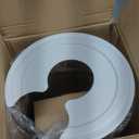 Fish Tank Night Light, 3 Gallon Fish Tank with Filter and Light, Self-Cleaning Desktop Aquarium Starter Kit & LED Lamp, 360 View for Small Fish, Kids Room & Home Decor(7 Color Modes, White)