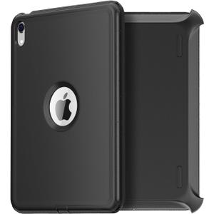 AICase for iPad (A16) 11th Generation 11 Inch 2025/iPad 10th Generation Case 2022 iPad 10.9 Inch Case Heavy Duty Shockproof Triple Layer Defense with Built-in Screen Protector Full-Body Rugged Cover_1 (Black+Belt Clip)