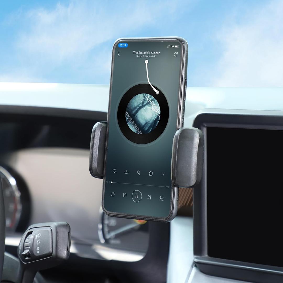 Car Cell Phone Mount Compatible with Ford Maverick 2022- 2024 2025 Center Console Multimedia Display Left Side Panel Mobile Phone Holder Dash Vent Clip Bracket Universal Phones Navigation Accessories