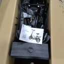 Gyroor C1 Plus Electric Scooter with Seat for Adults - 650W Motor, Pet Basket, 19 MPH Top Speed, 30 Miles Range, 14" Pneumatic Tires, Foldable Commuting Scooter, Onyx