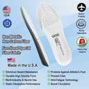 UOG (United One) Memory Foam Insoles Balance & Posture While You Walk. Pain Relief, Boosts Circulation, Prevent Odor.Fits Work Boots & Casual Shoes. Made in the U.S.A. (M 8-14. W 10-16)