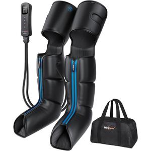 SHINE WELL Leg Compression Massager for Circulation and Pain Relief, Full Leg Massager for Swelling,with 3 Modes 3 Intensities 3 Timing Options,FSA HSA Eligible,Gift for Dad Mom