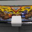 Monster Jam, Mystery Mudders 2-Pack Monster Trucks, Official 1:64 Die-Cast Vehicles, Wash to Reveal (Styles Will Vary), Kids Toys for Boys 3 and Up