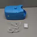 Bubble Machine, 18000+ Bubbles Per Minute Bubble Maker Blower for Kids Toddlers with 2 Speeds,6 Wands,Operated by Batteries or Plug-in for Outdoor/Indoor Birthday Parties,Wedding (Blue)