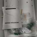 WESTREE Dual Monitor Stand Riser, Wood and Steel Monitor Stand Riser, Computer Monitor Stand for 2 Monitors, Multi-Purpose Desktop Storage Stand for Computer, Laptop, Printer, TV (Large, White)