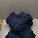 NEXHOME PRO Duvet Cover Queen,Navy 3 Pieces Boho Tufted Duvet Cover Set, Soft and Lightweight 100% Washed Microfiber Comforter Cover Set for All Season(Navy Queen, 90 x 90)-No Comforter