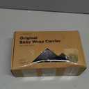 KeaBabies Baby Wrap Carrier - All in 1 Original Baby Carrier Newborn to Toddler Sling, Easy to Wear, Hands Free Bonding, Lightweight, Breathable Infant Wraps (Trendy Black) (One Size (Pack of 1))