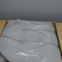 Wenqik 7 Pcs Outdoor Wicker Chair Cushions Set with 1 Loveseat 44 x 19 in Weatherproof & 6 U Shaped Cushions for Wicker Patio Furniture Porch Swing Bench Seat Sofa Couch(Gray)