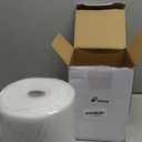 PerKoop LDPE Poly Tubing Roll 6 Mil, Candy Lei Tubing Roll Plastic Tube Bulk for Packing, Moving and Storage(8 Inch Wide x 350' Long)