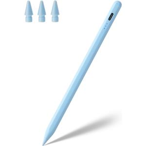 Stylus Pen for iPad A16 11th 10th 9th 8th 7th 6th Generation, iPad Pro 12.9 11 13 inch M4, iPad Air M3 M2 5th 4th 3rd Gen, iPad mini A17 Pro 7 6 5, for Apple Pencil Pro 1st 2nd Gen Alternative (Blue)