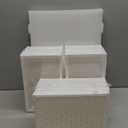 Pinkpum 15 Pack X-Large Shoe Storage Boxes Fit US Size 11, Shoe Organizer for Closet Clear Plastic Stackable Shoe Dispaly Case Holder Bins, Sneaker Storage for Sneakerheads White