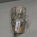 1 Pack Industrial Hemp Rope Pendant Lamp Shade, Small Vintage Boho Hanging Light Shades, Mini Rustic Metal Cage Lampshade for E27 Chandelier Wall Sconces Ceiling Hanging Pendant Light Fixture